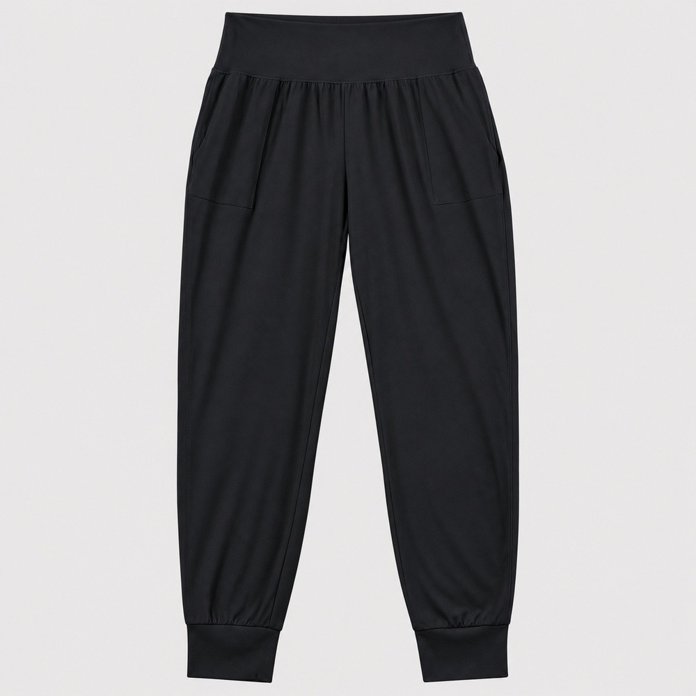 Athleta Cruise Jogger Size XLT Black Powervita High Rise Yoga Athleisure Tall